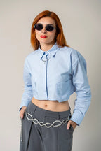 BH CAMISA POPELINA CROPPED 8537.