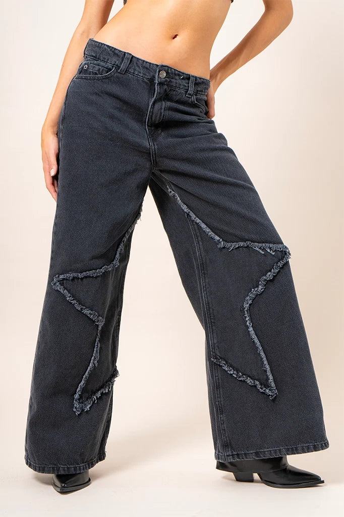 JEANS BAGGY DESFLECADO R-M 7569 - Kliquea
