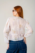 BLUSA FLUIDA BORDADA G-C 8215.