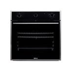Horno a Gas Gas DRIJA Vidrio Templado Acero Inoxidable Negro EUROPA 60 GAS