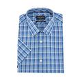 Camisa Fariani Mangas Cortas Cuadros P/ Caballeros by Fariani