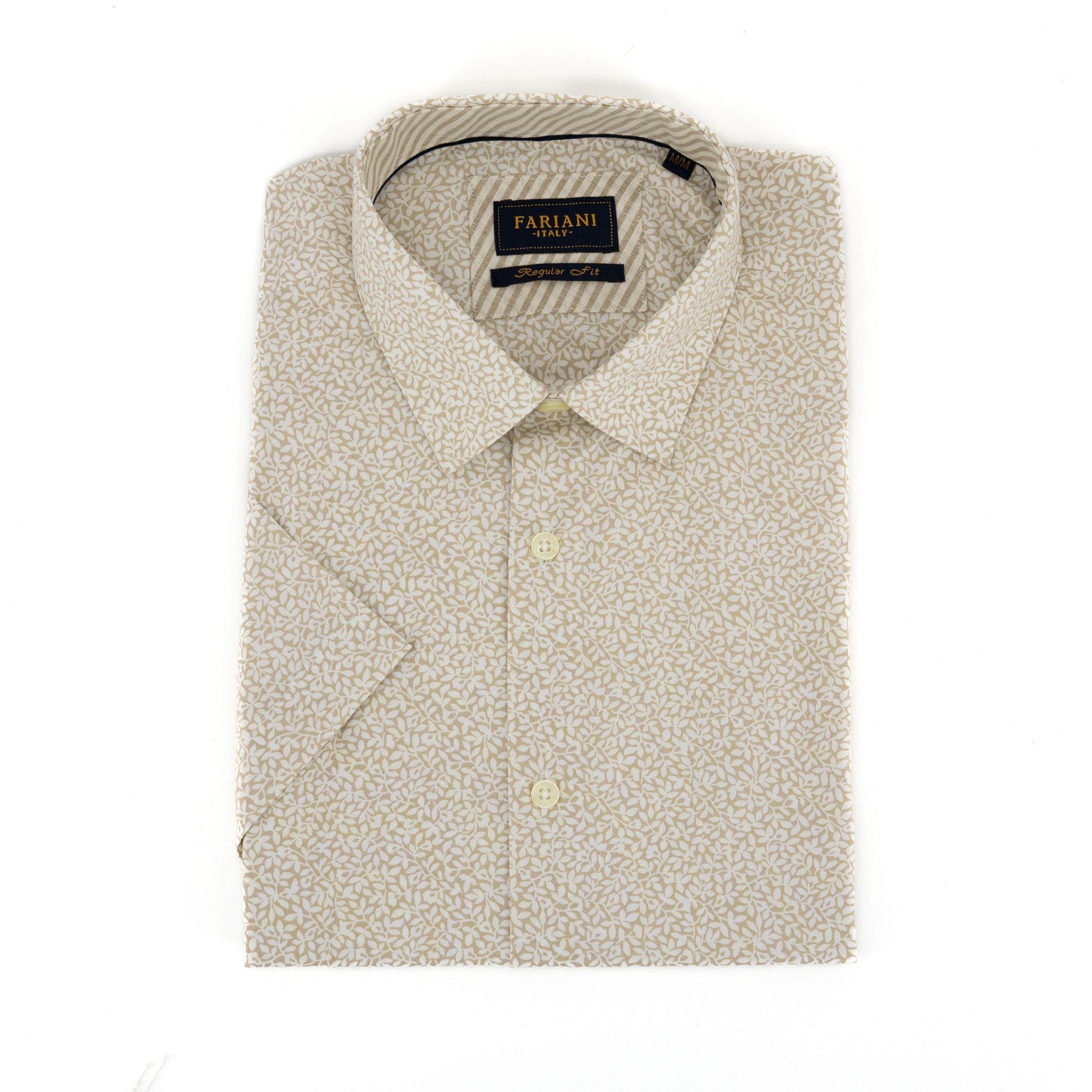 Camisa Fariani Mangas Cortas Estampada P/ Caballeros by Fariani