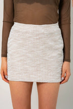 FALDA CORTA TWEED B-M 8719.