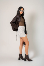 FALDA CORTA TWEED B-M 8719.
