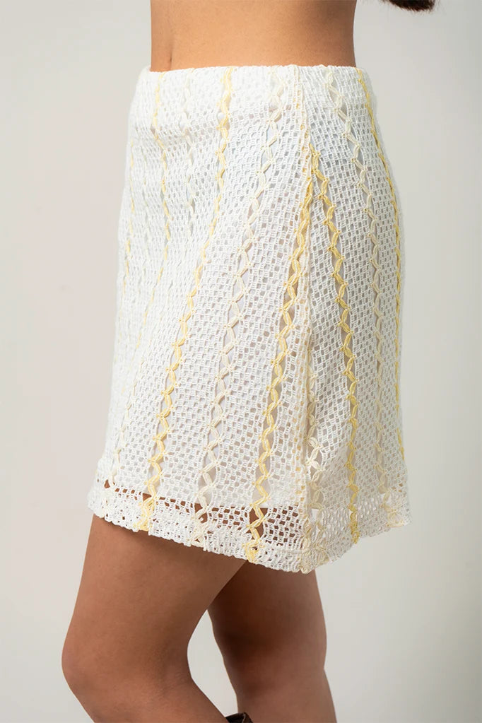 FALDA EFECTO CROCHET B-C 9379 - Kliquea