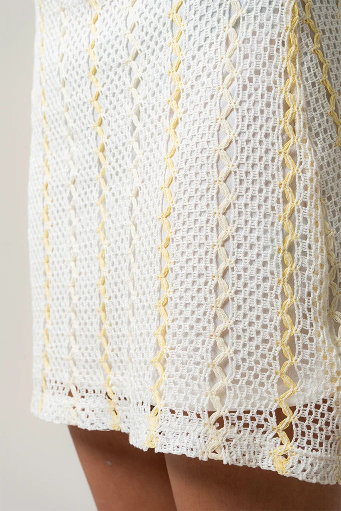 FALDA EFECTO CROCHET B-C 9379 - Kliquea