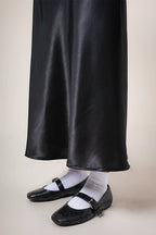 FALDA MIDI SATIN B-M 8557.