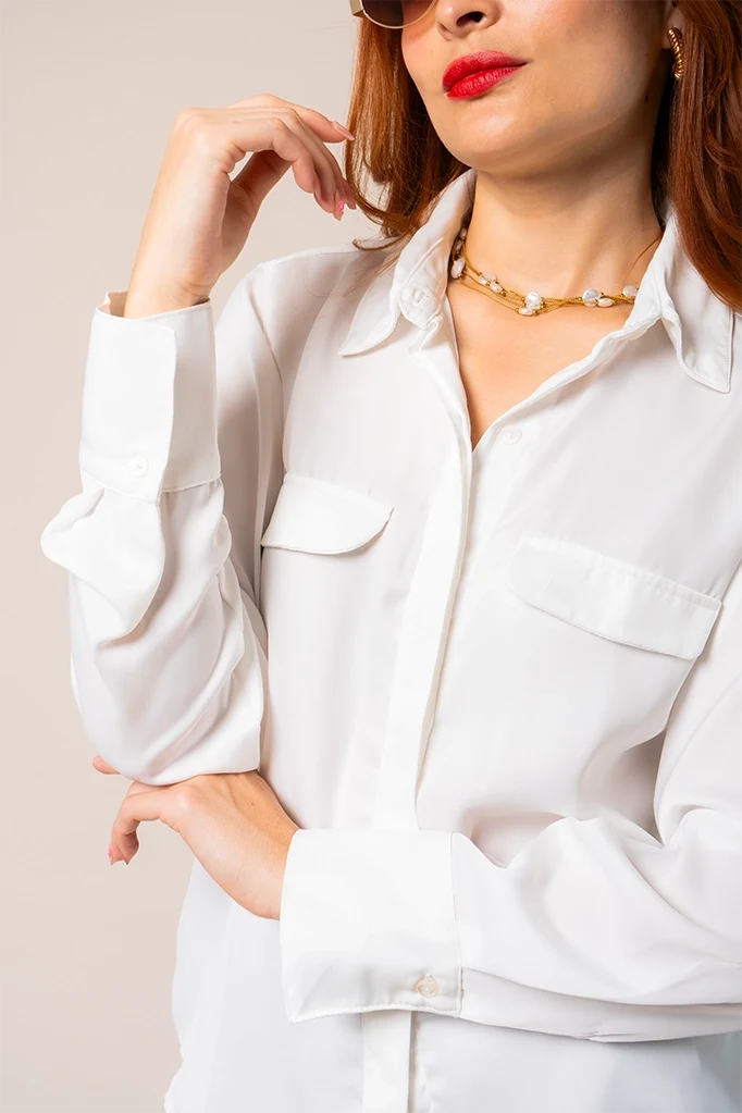 CAMISA SATIN B-M 8415.