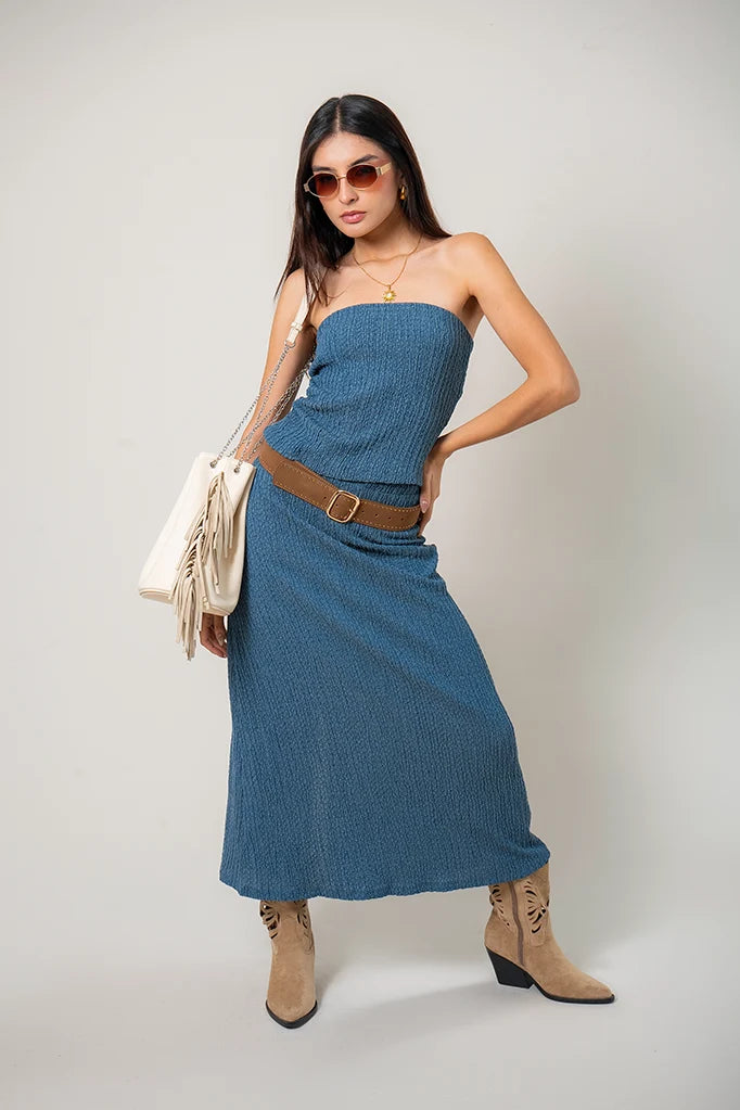 FALDA TEXTURA R-C 9335 - Kliquea