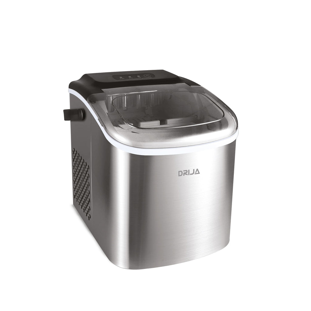 Fabricador de Hielo Portátil DRIJA Acero Inoxidable FH12-INOX