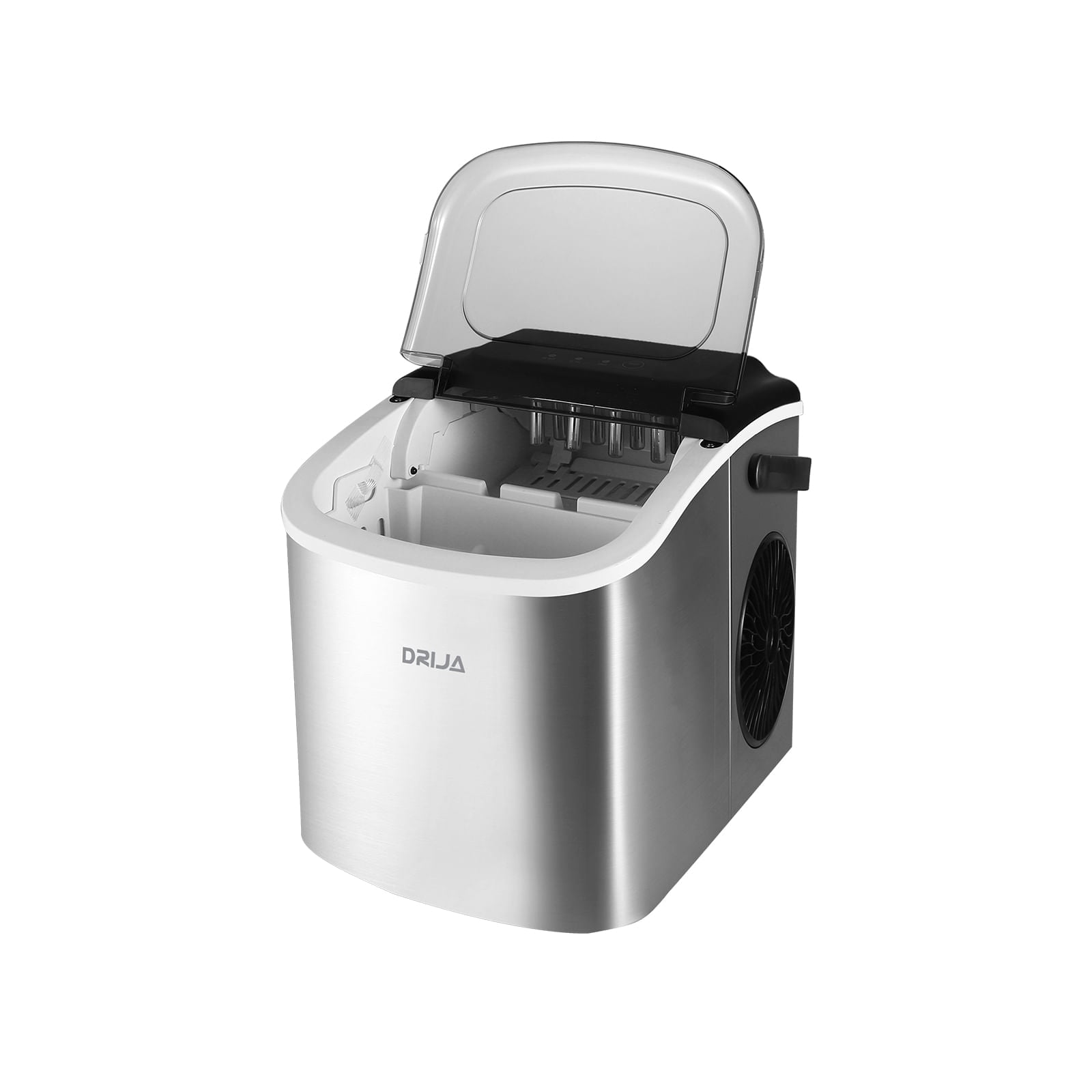Fabricador de Hielo Portátil DRIJA Acero Inoxidable FH12-INOX