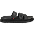 Sandalias Tommy Hilfiger de Cuero Negras para Caballeros