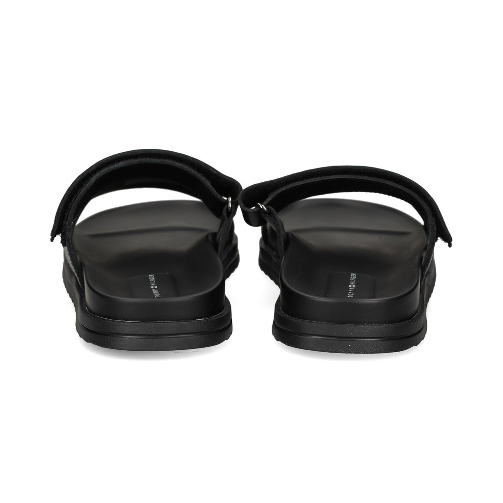 Sandalias Tommy Hilfiger de Cuero Negras para Caballeros