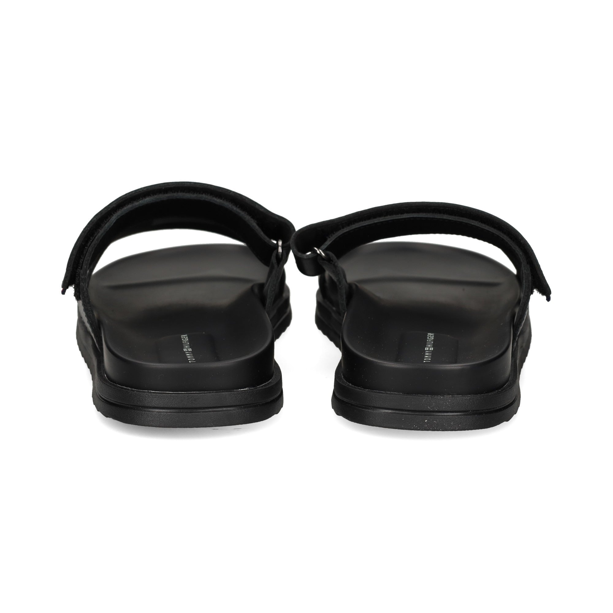 Sandalias Tommy Hilfiger de Cuero Negras para Caballeros