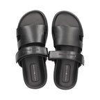 Sandalias Tommy Hilfiger de Cuero Negras para Caballeros