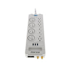 REGLETA FORZA SUPRESOR SOBRETENSION 11 SALIDAS W/USB WHITE