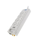 REGLETA FORZA SUPRESOR SOBRETENSION 11 SALIDAS W/USB WHITE