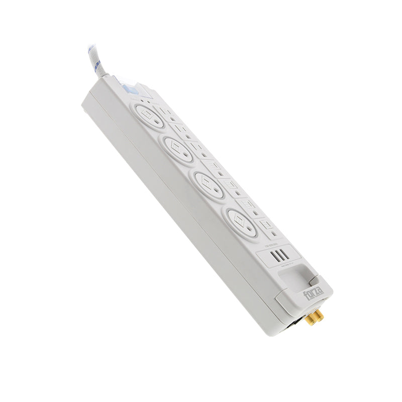 REGLETA FORZA SUPRESOR SOBRETENSION 11 SALIDAS W/USB WHITE