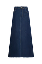 Falda arena blanca azul oscuro