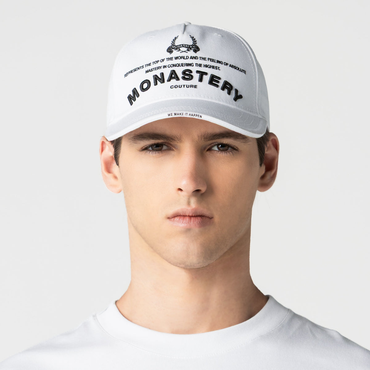 Cap, color/material blanco, marca Monastery – vista 4