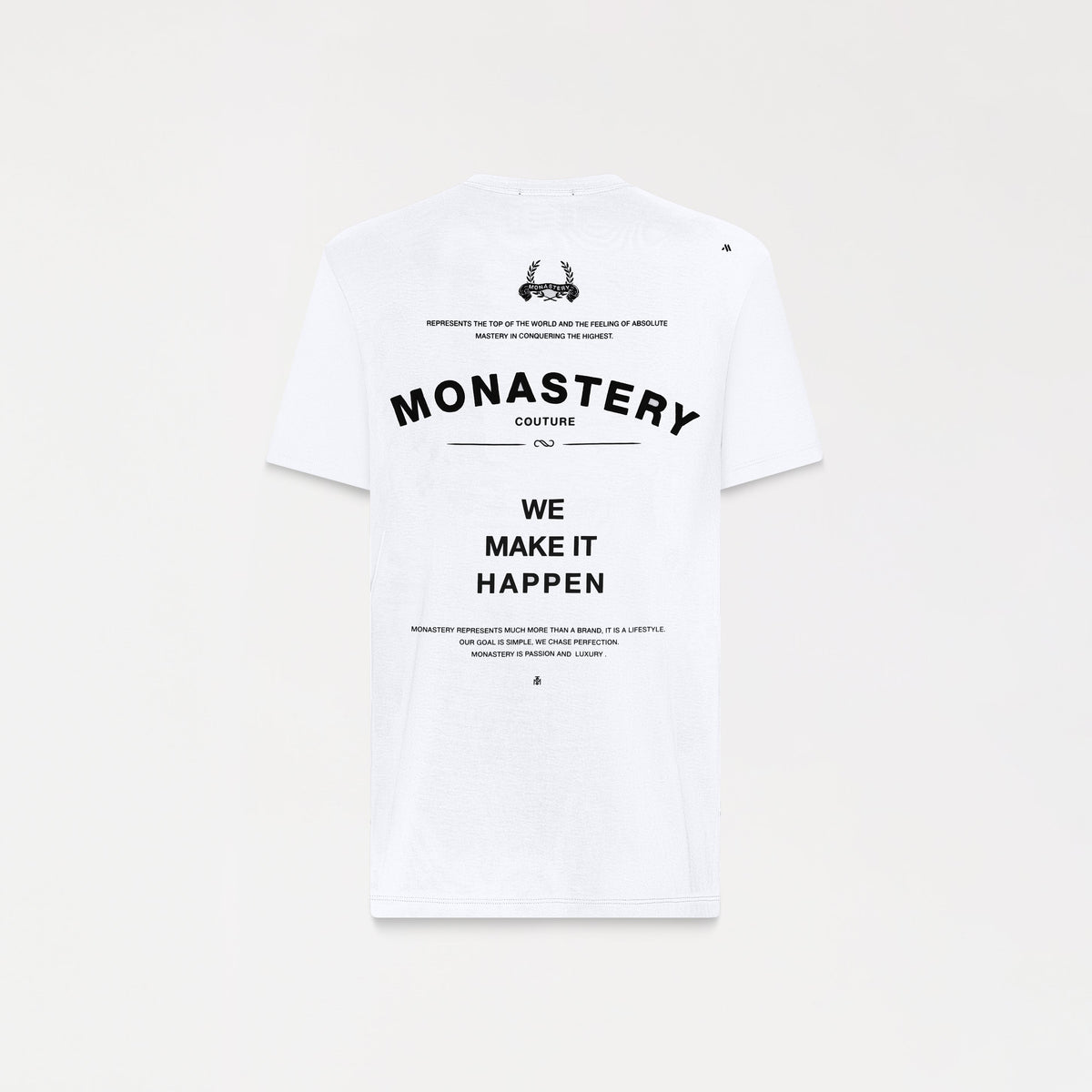 T-shirt men, color/material blanco, marca Monastery – vista 6
