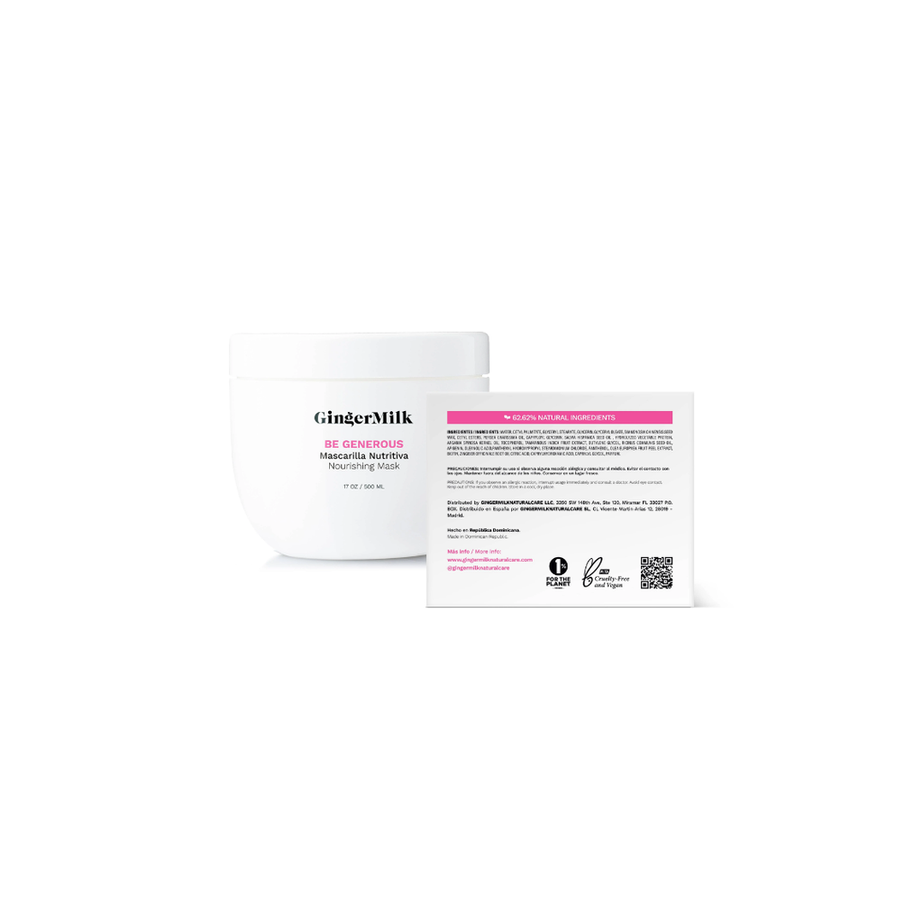 GINGER MILK BE GENEROUS MASCARILLA NUTRITIVA 17OZ