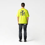 T-shirt oversized men, color/material verde, marca Monastery – vista 4