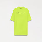 T-shirt oversized men, color/material verde, marca Monastery – vista 5