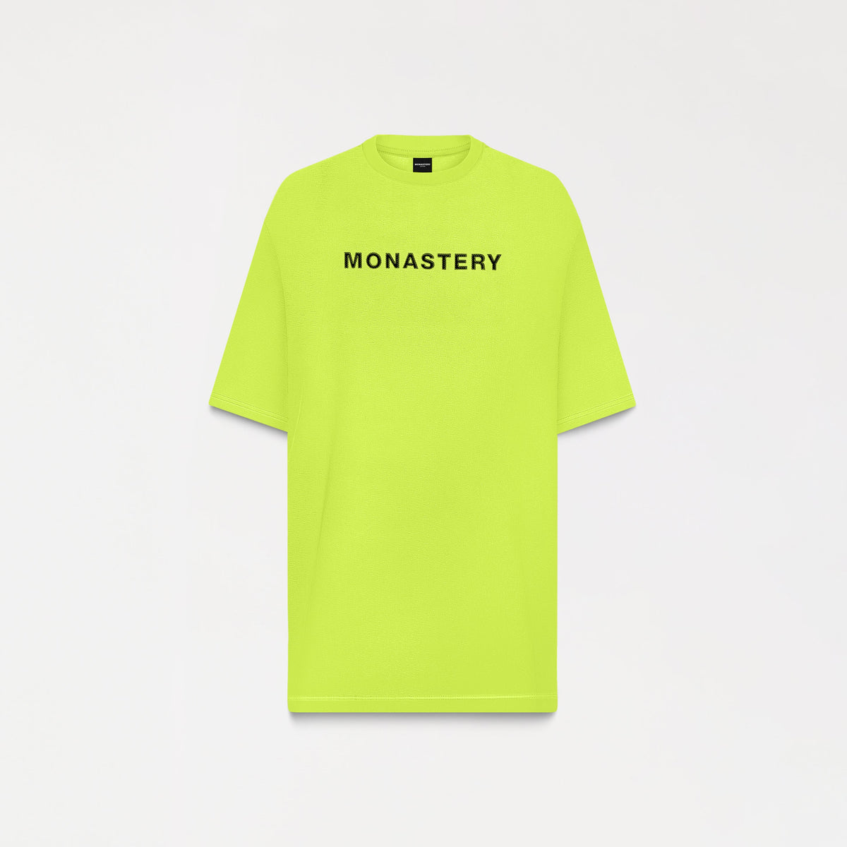 T-shirt oversized men, color/material verde, marca Monastery – vista 5