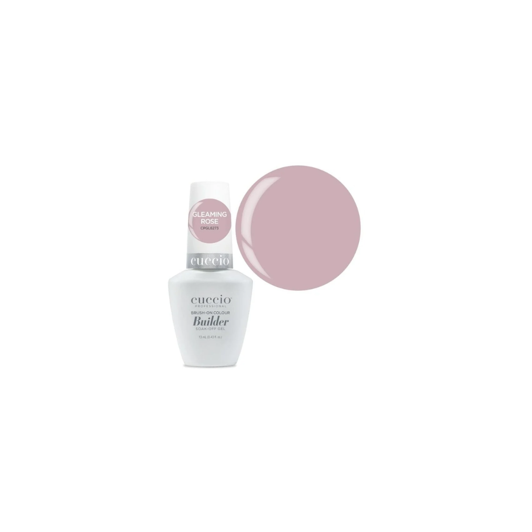 CUCCIO BRUSH-ON COLOUR BUILDER - GLEAMING ROSE 13ML