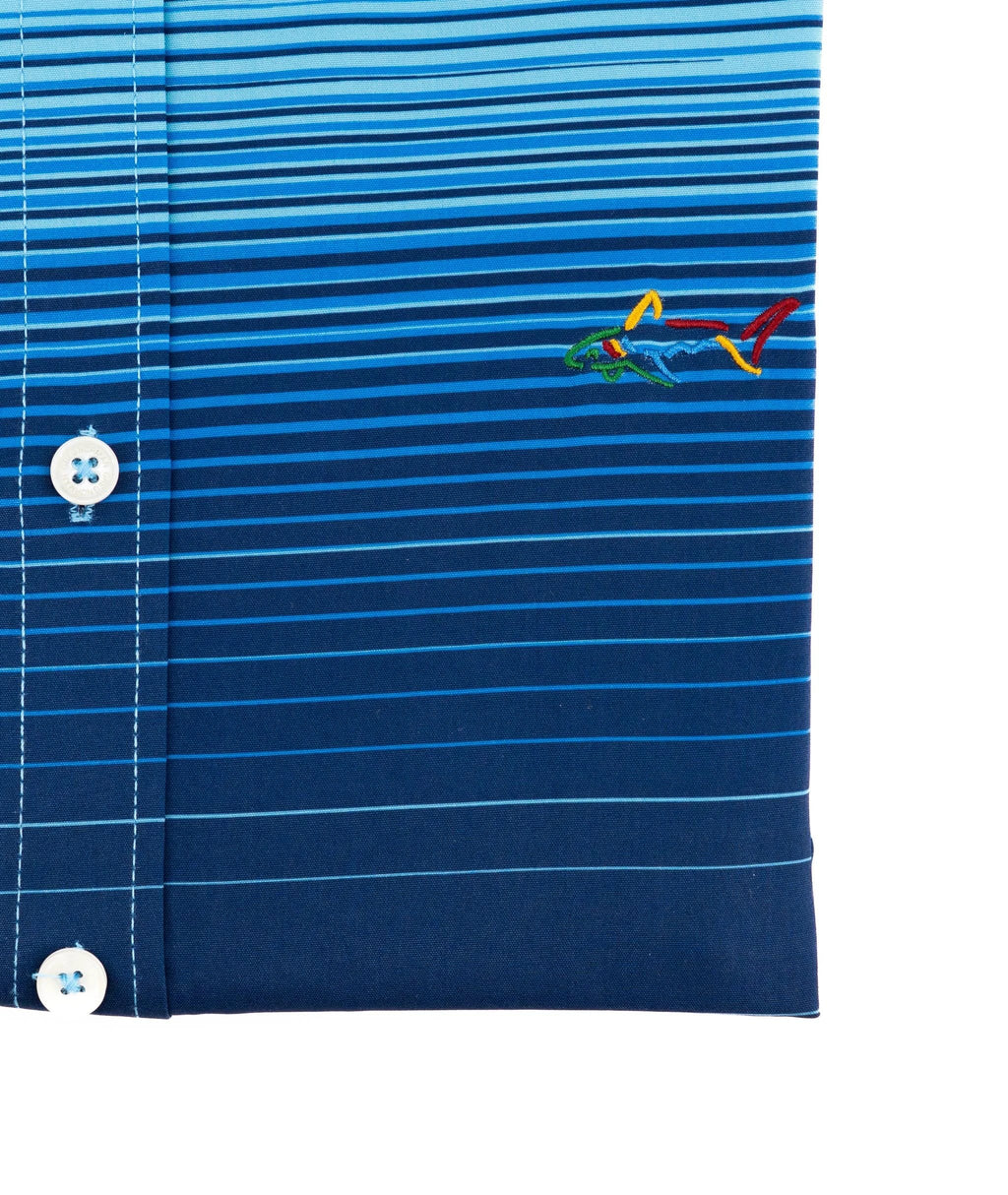 Camisa Greg Norman Mangas Largas Rayas P/ Caballeros GNA23WVN019-NV by Greg Norman