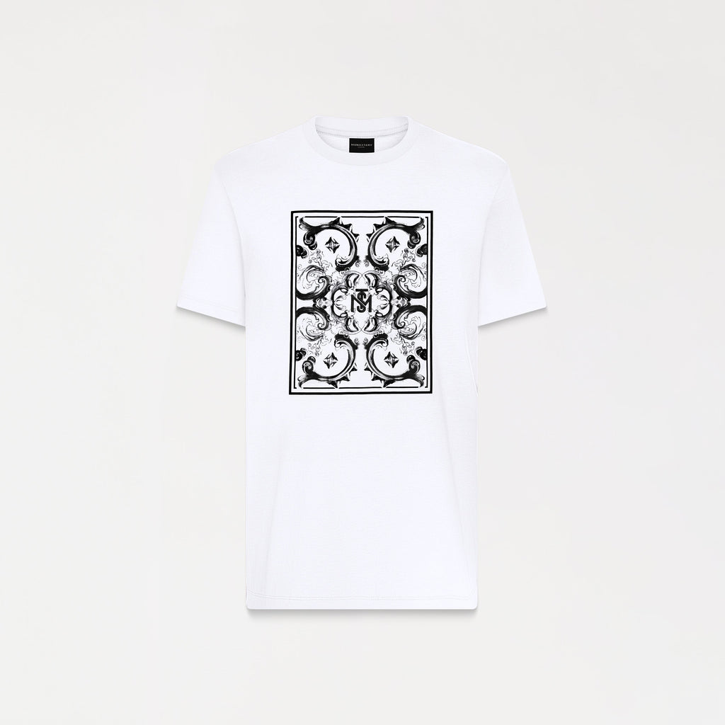 T-shirt men, color/material blanco, marca Monastery – vista 5