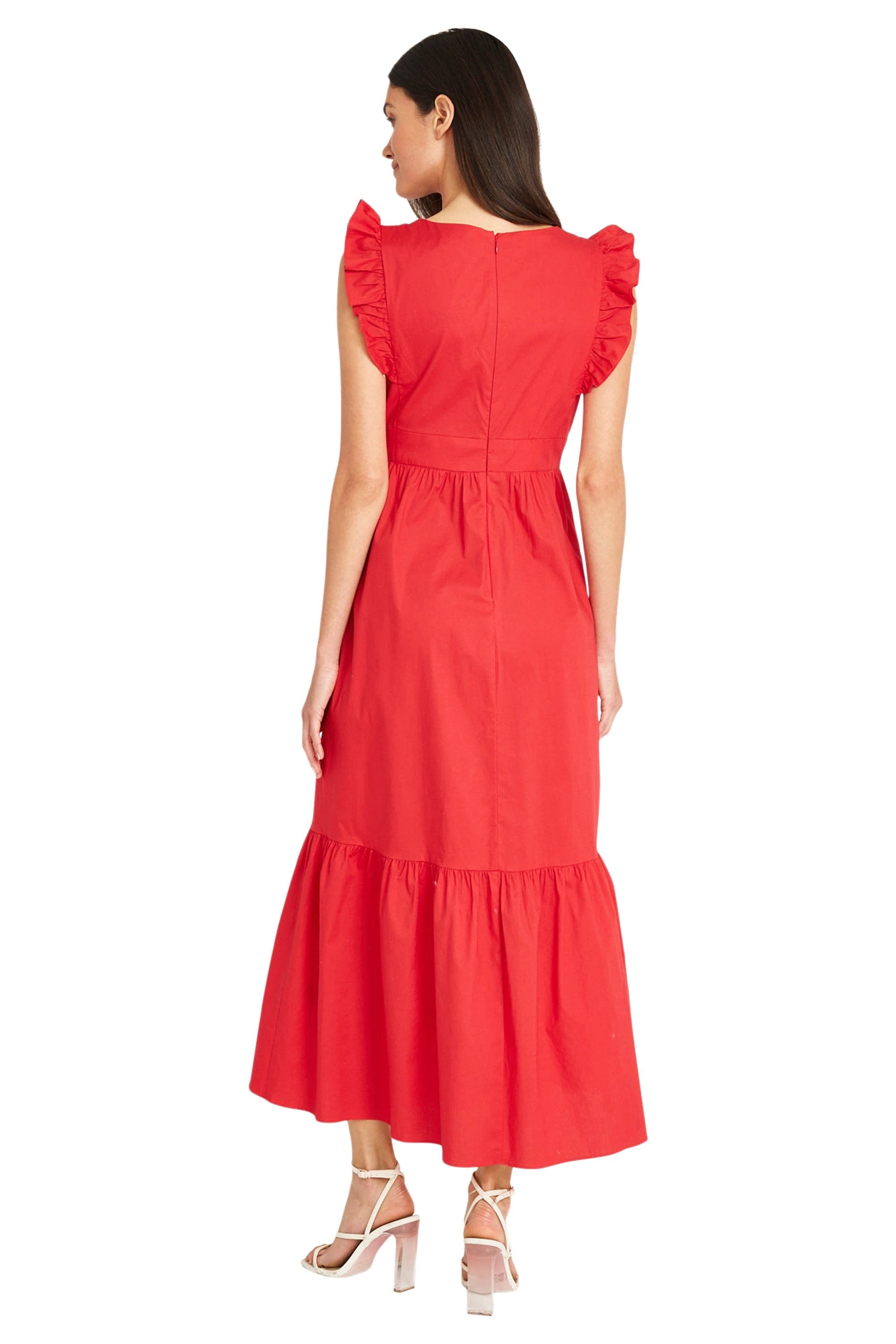 Vestido Donna Morgan Liso Largo P/ Damas GT415M by Donna Morgan