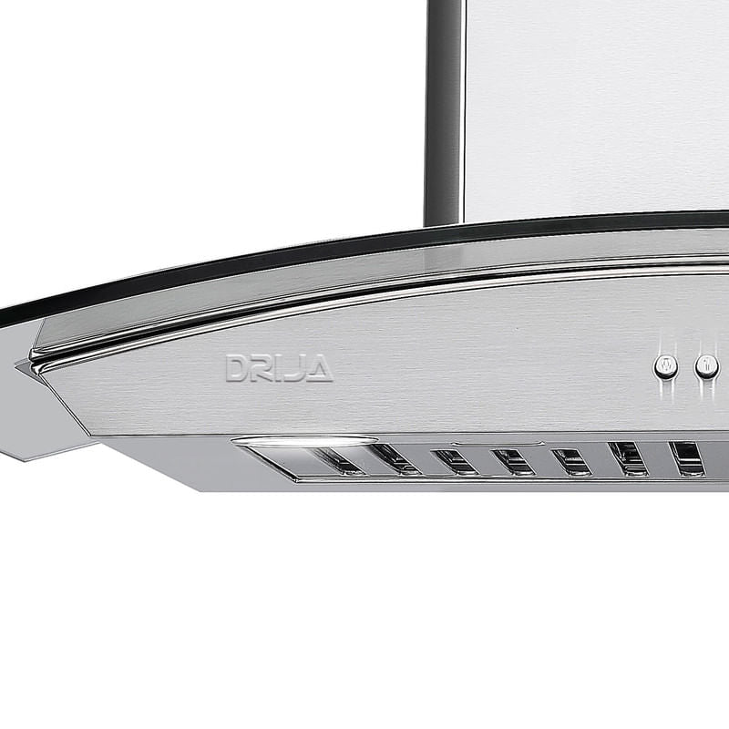 Extractor de Grasa DRIJA LED Vidrio Templado Acero Inoxidable GALAXY 76