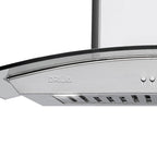 Extractor de Grasa DRIJA LED Vidrio Templado Acero Inoxidable GALAXY 76