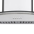 Extractor de Grasa DRIJA LED Vidrio Templado Acero Inoxidable GALAXY 76