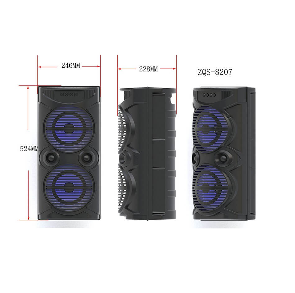 Bocina Inalambrica Bluetooth Con Microfono TWS/AUX/TF/USB