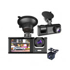 Cámara Para Automóvil Wifi 3 En 1 HD 1080P Con Cámara Trasera
