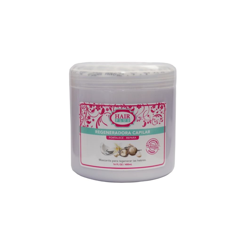 HAIR PLUS MASCARILLA ACIDO HIALURONICO REGENERADORA CAPILAR 16OZ