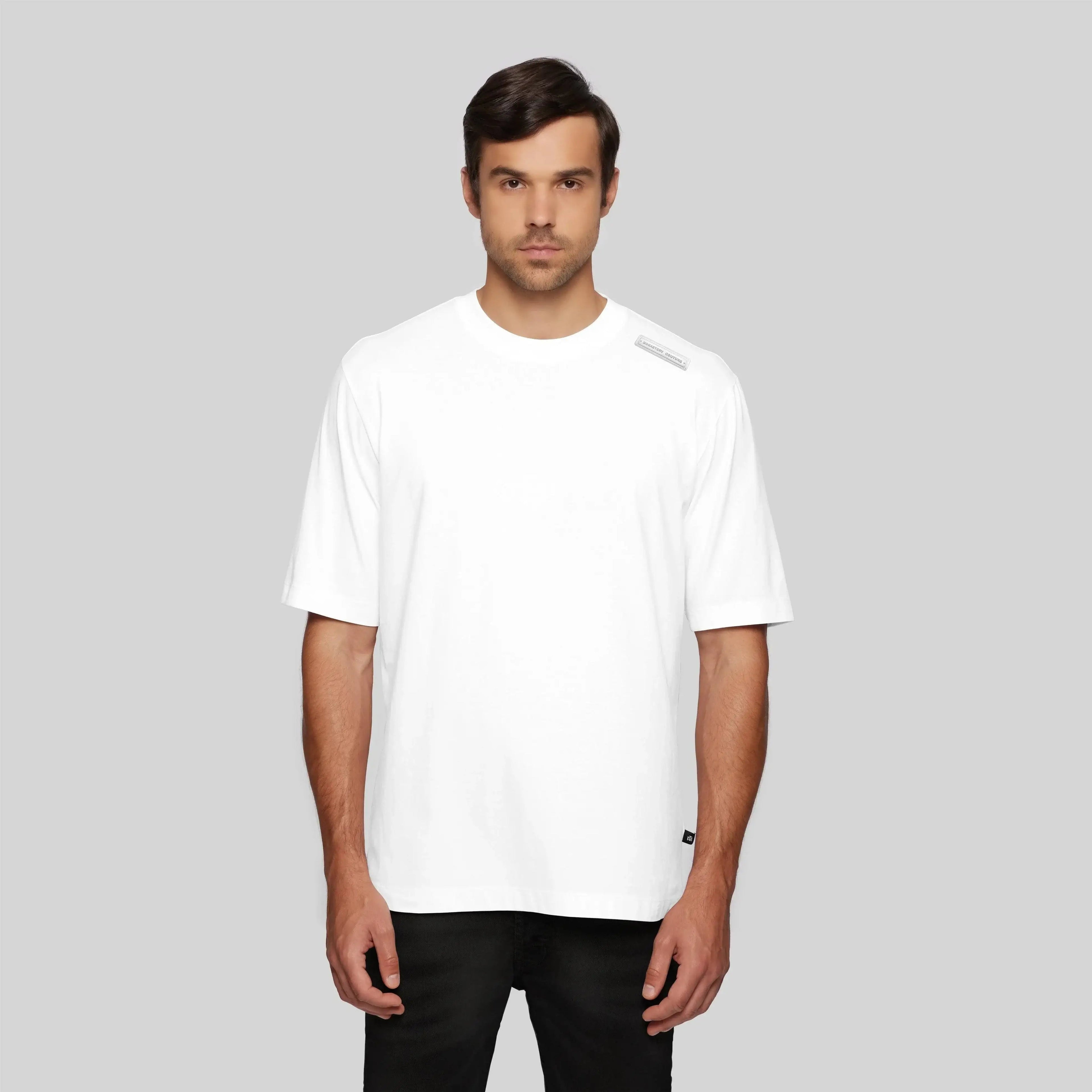 HILTON WHITE T-SHIRT OVERSIZE - Monastery