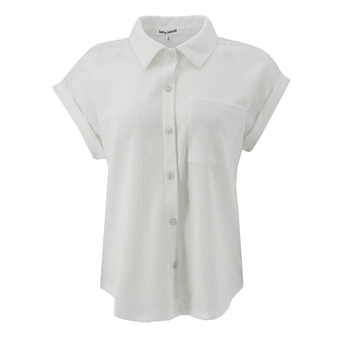 Blusa Kathy Ireland Mangas Cortas Lisa Para Damas by Kathy Ireland