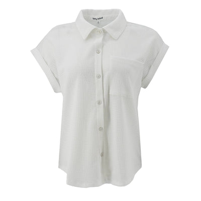 Blusa Kathy Ireland Mangas Cortas Lisa Para Damas by Kathy Ireland