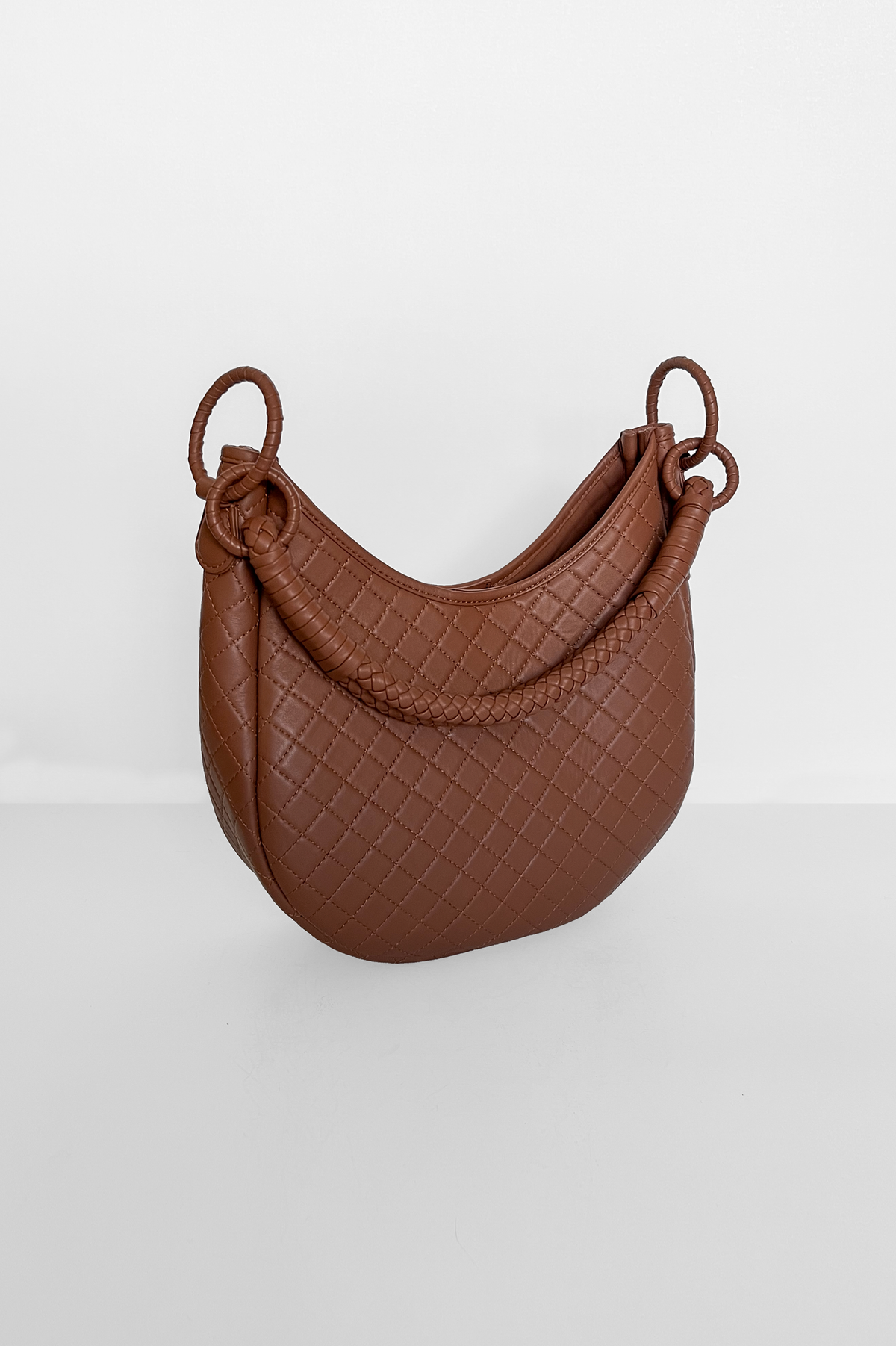Saddle Shoulder Bag, Brandy