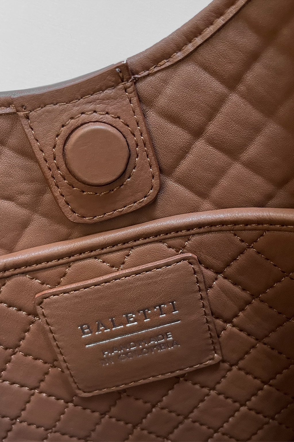 Saddle Shoulder Bag, Brandy