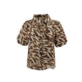 Blusa Hope & Harlow Mangas Cortas Animal Print para Damas
