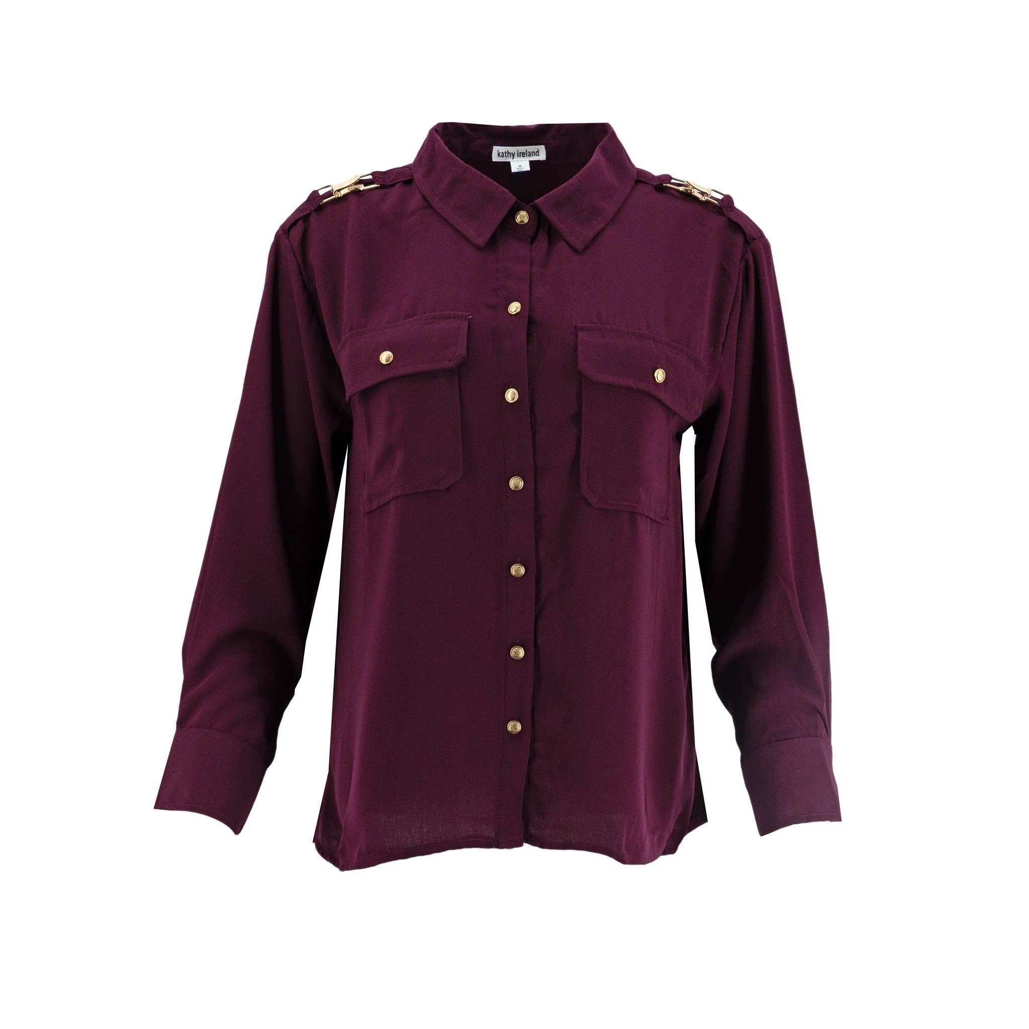 Blusa Kathy Ireland Mangas Largas Lisa Para Damas by Kathy Ireland