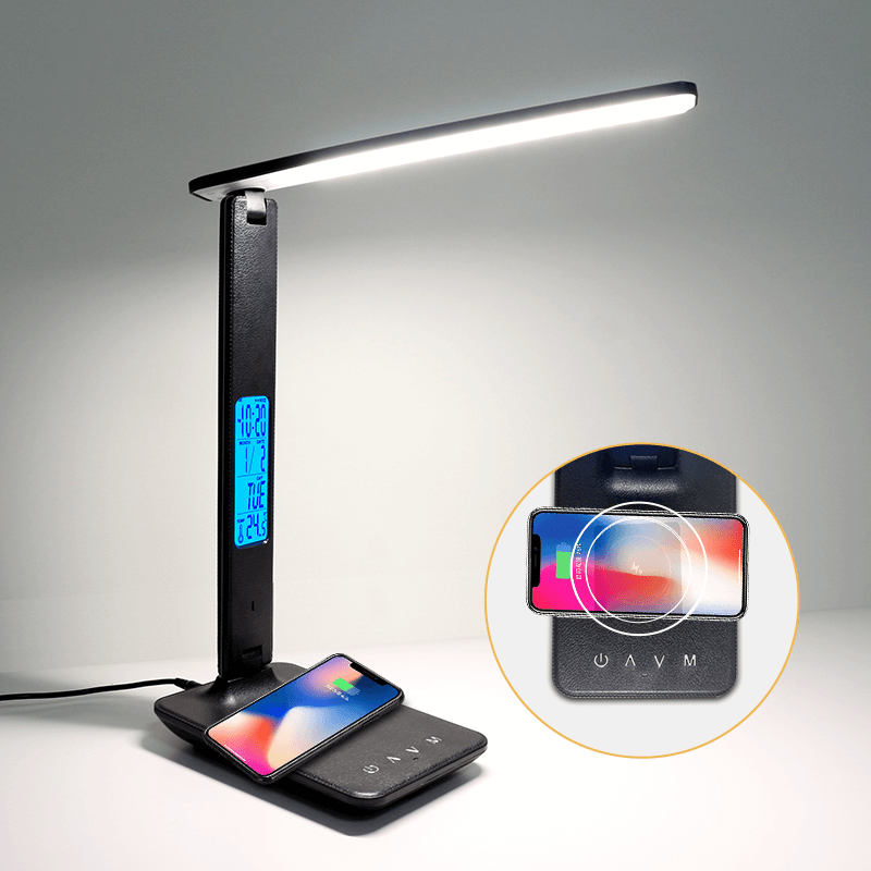 Lampara LED + Cargador Inalámbrico Integrado