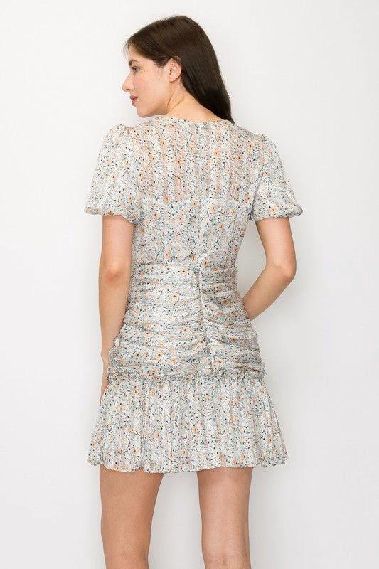 Vestido Ina Mangas Cortas Estampado P/ Damas by Ina