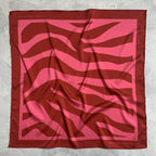 Pañoleta 70x70 Pink Zebra