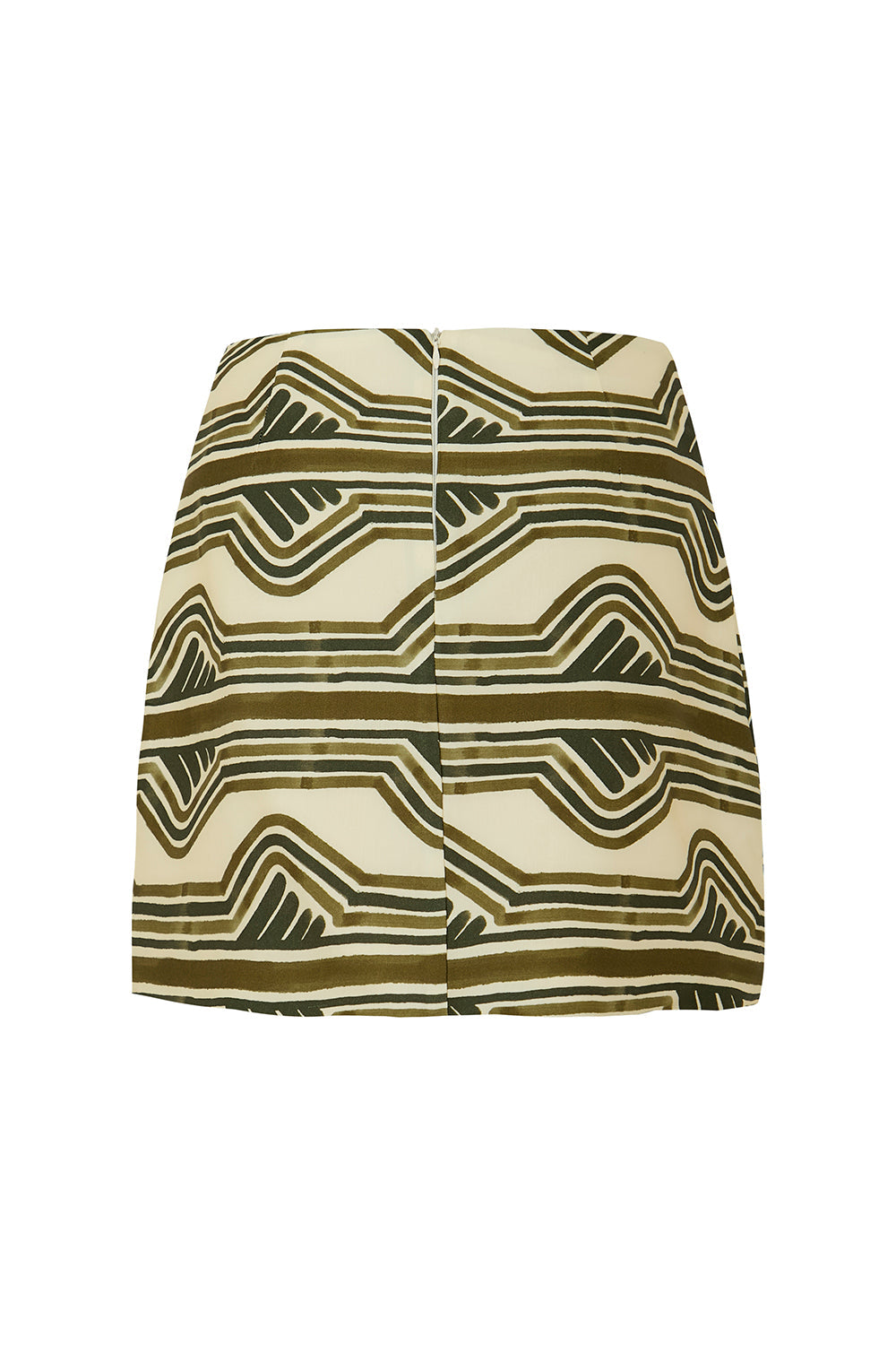 Mini falda moren verde oliva